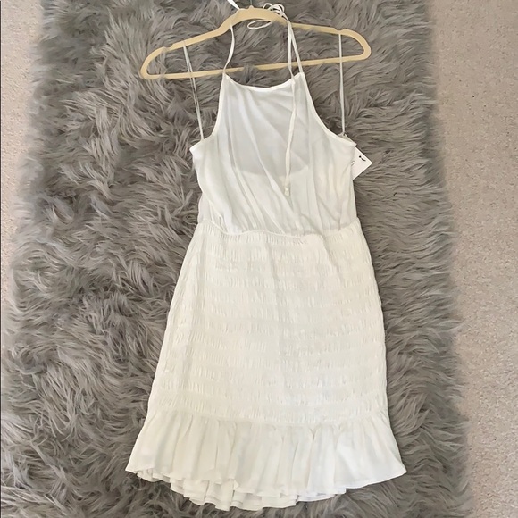 White Halter Dress - Picture 3 of 8